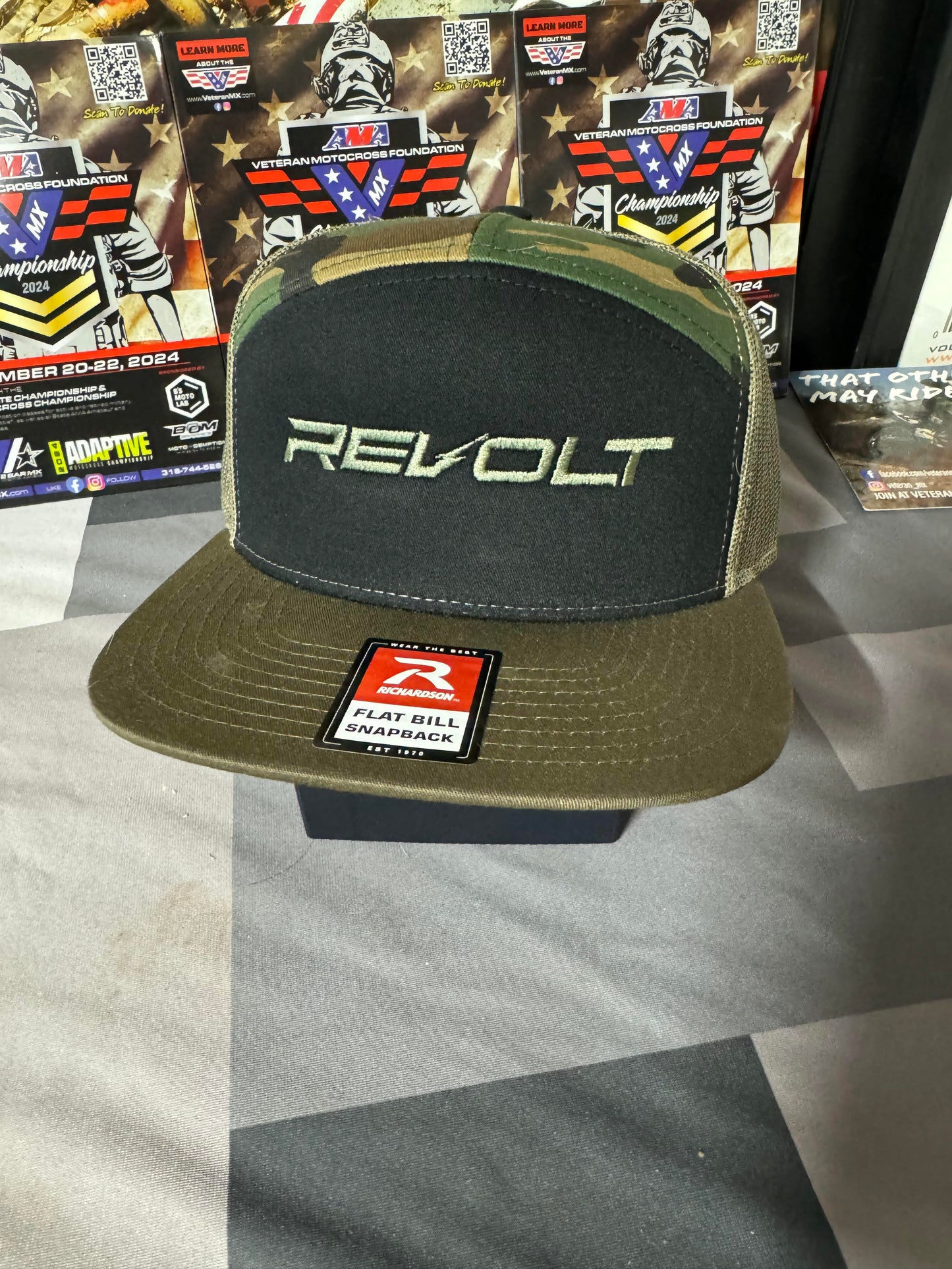 7-panel Camo Trucker Cap
