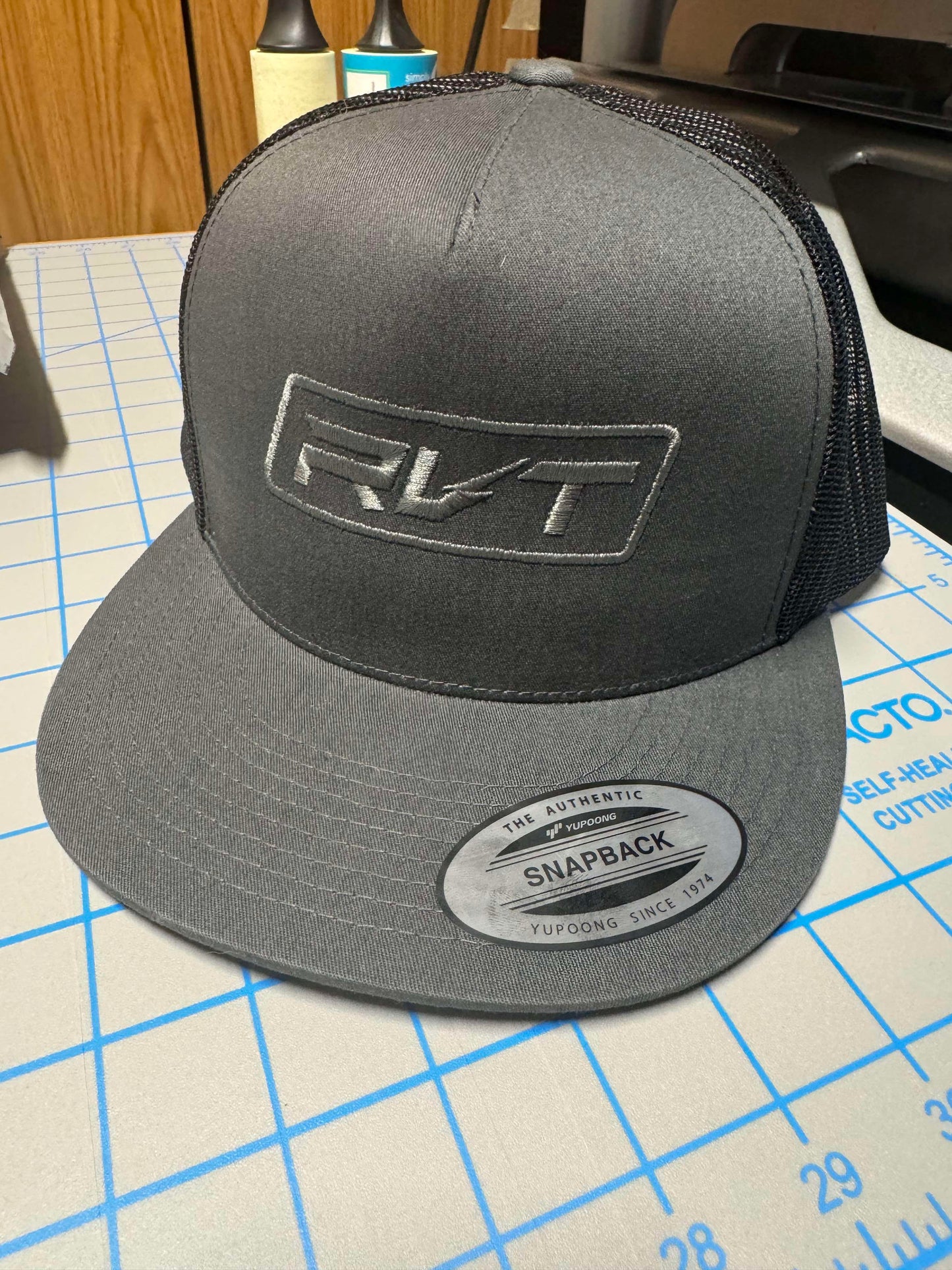 Grey RVT Trucker Cap