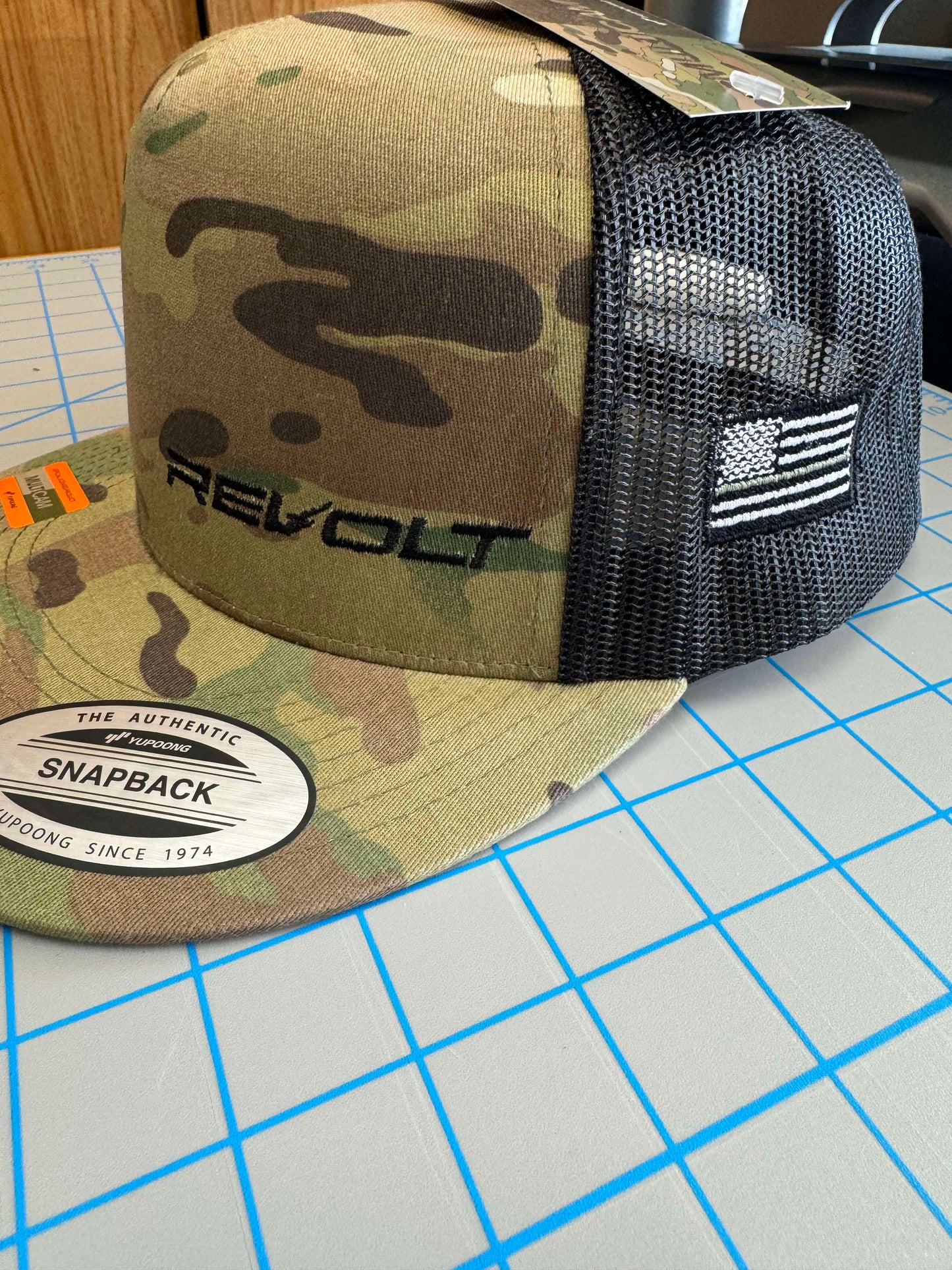 Military Camo Trucker Cap